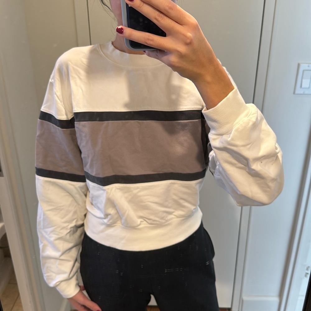 Abercrombie Soft Af Color Block Sweatshirt - image 4